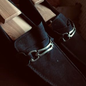 Stacy Adam’s Blue Suede Loafers